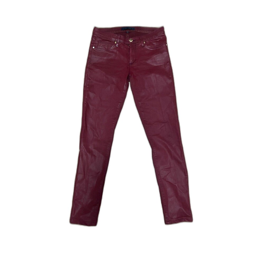Vintage Juicy Couture burgundy maroon red pants jeans